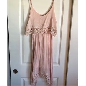 Pink summer dress